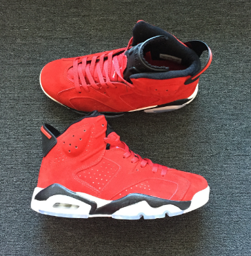 Air Jordan 6 Toro Red Suede